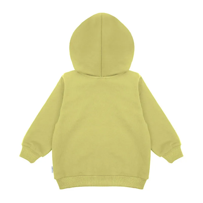 Veste zippée garçon Basic - Citron vert-1