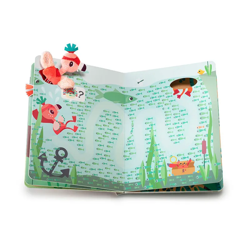 Livre labyrinthe Wonder Anaïs le flamant rose - 24m+-7