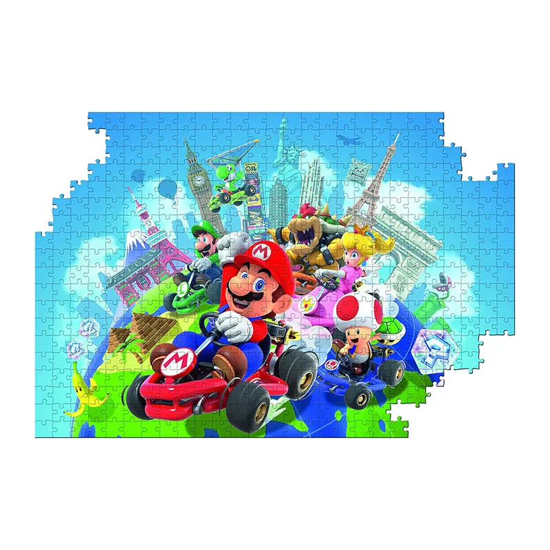 Puzzle Mario Kart Autour du monde 500pcs - 8+-3