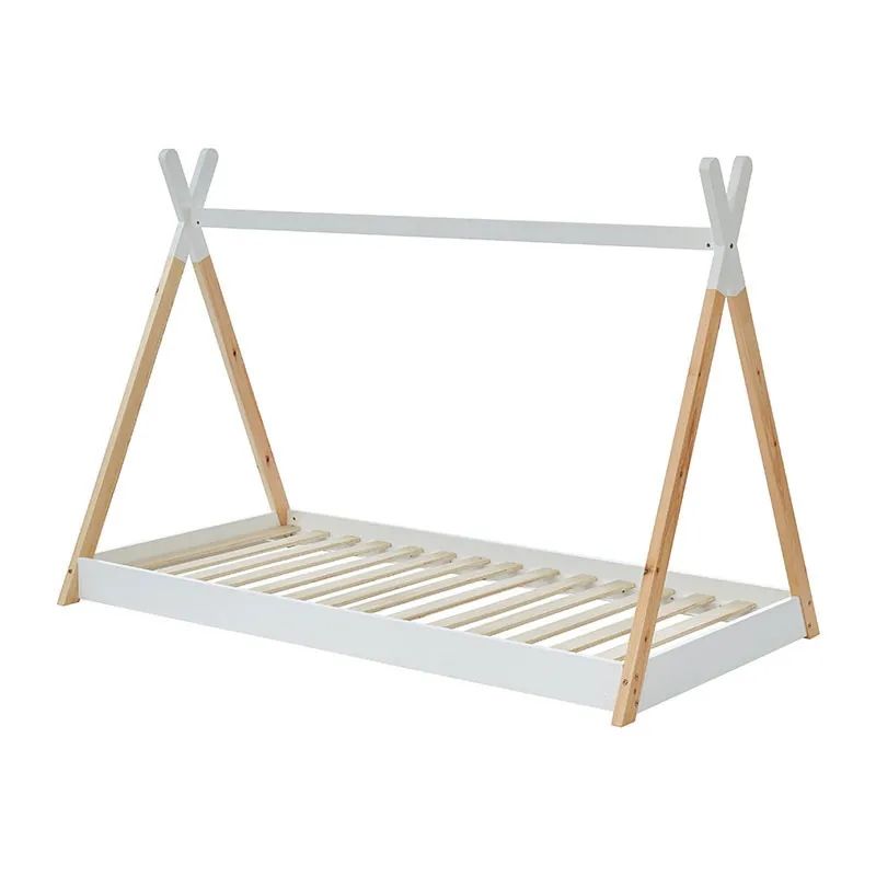 Lit enfant tipi Tiny Bois Blanc - 90x190cm-1