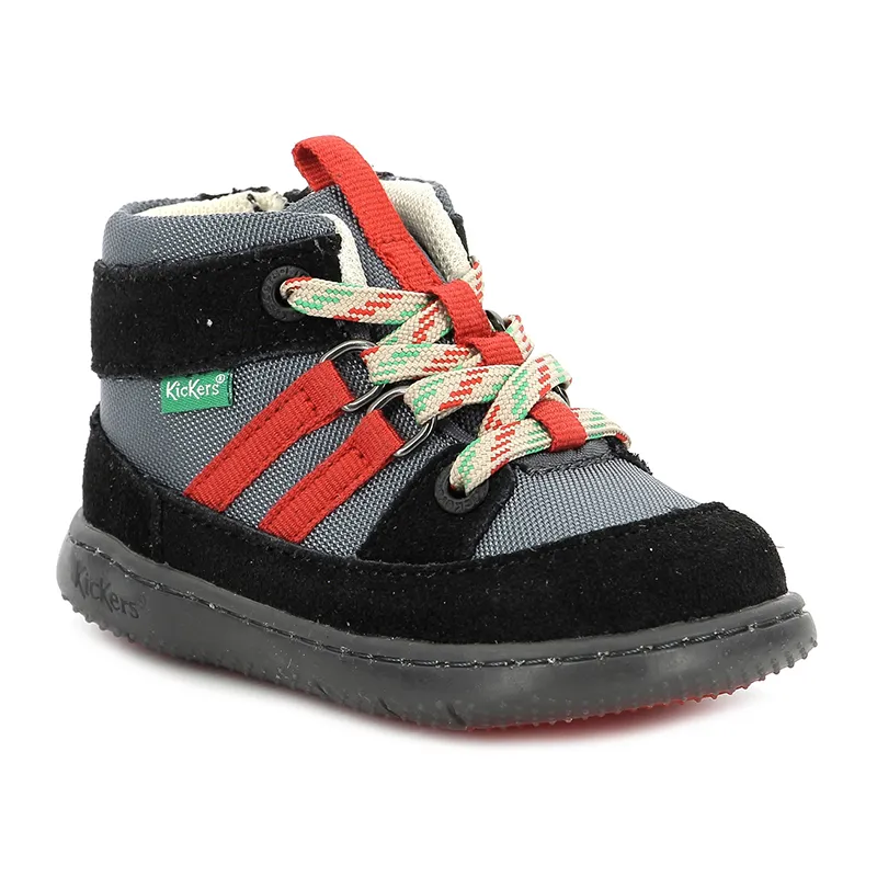Bottillons Kickbubblo - Noir/Rouge-0