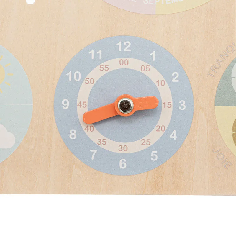 Jeu calendrier apprentissage - 29,5x29,5x1,8cm-1