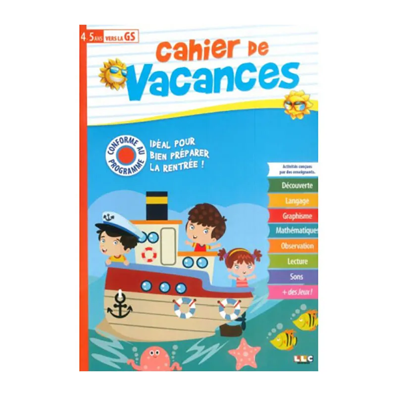 2 Cahiers de vacances Vers la grande section - 4+-1
