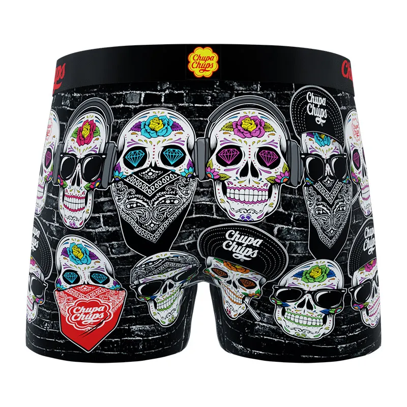 3 Boxers Garçon Chupa Chups - Noir/Jaune/Rouge/Blanc-2