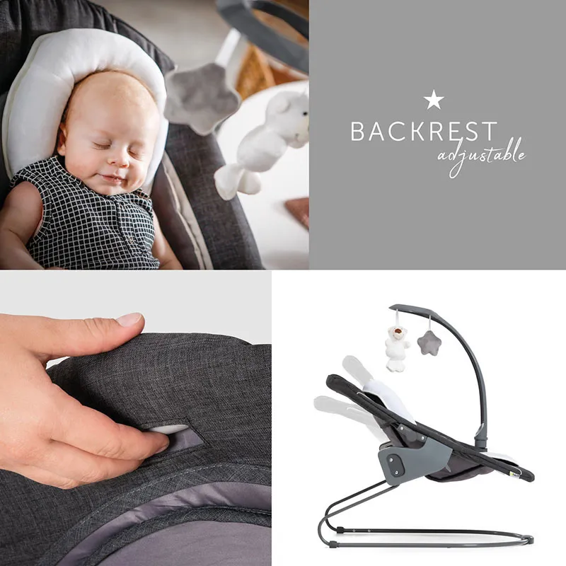 Transat Alpha Bouncer 2en1 Deluxe Gris - 0m+-8