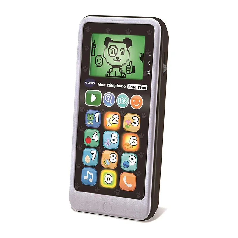 Mon téléphone émoti'fun Noir/Blanc - 18m+-1