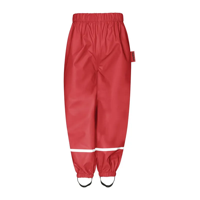 Pantalon doublure molleton Basic - Rouge-0