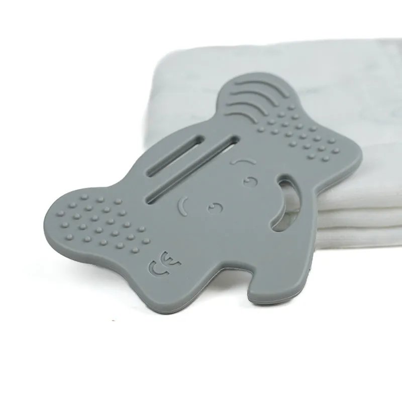 Anneau de dentition lange Oketi Poketi Gris - 0m+-8