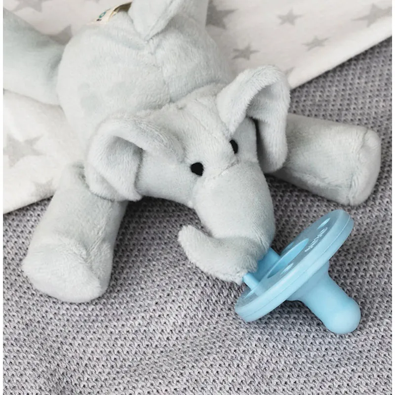 Peluche sucette Ourson Marron - 0m+-3