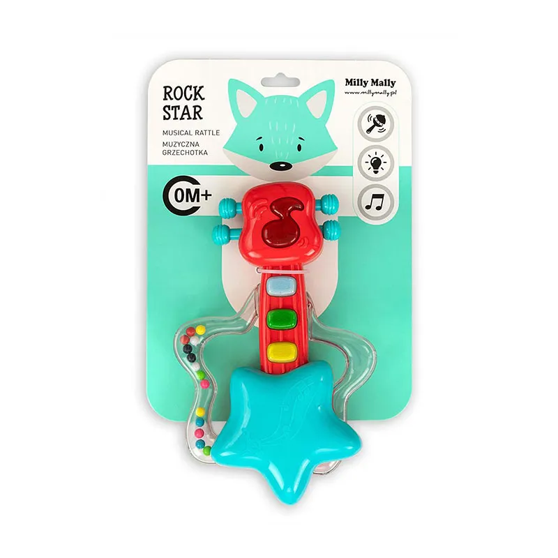 Hochet musical Guitare Bleu - 0m+-4