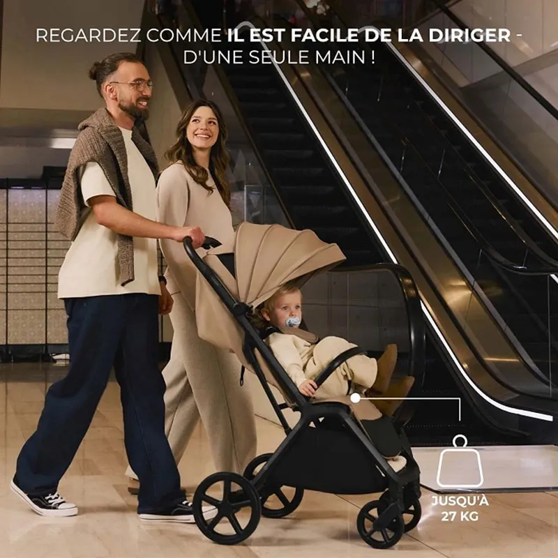 Poussette Compacte Loom Beige - 0m+-5