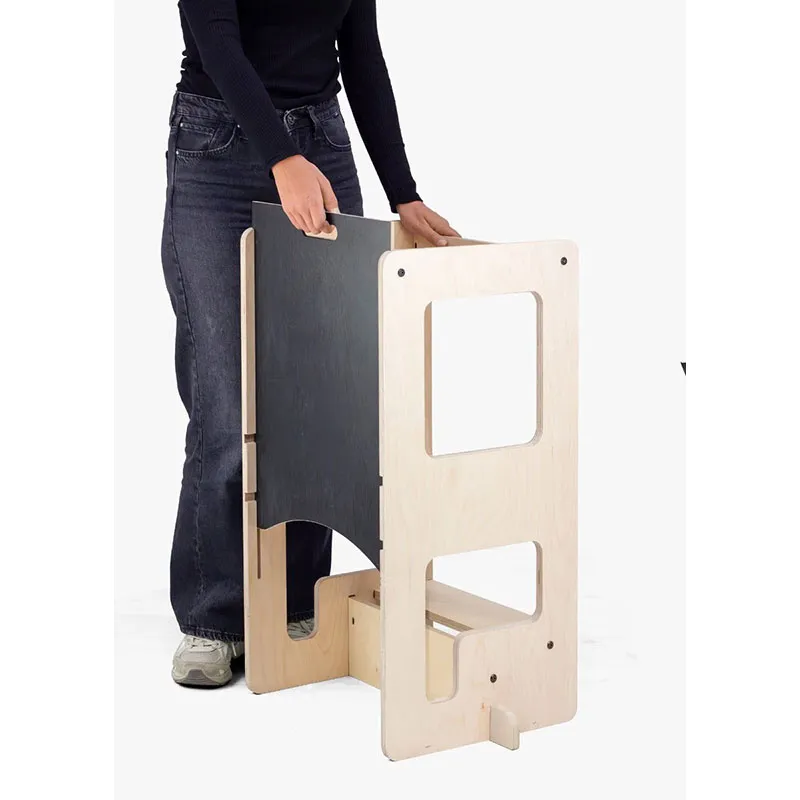 Tour d'apprentissage 2en1 Kule Flip Bois - 58x41x80cm-5