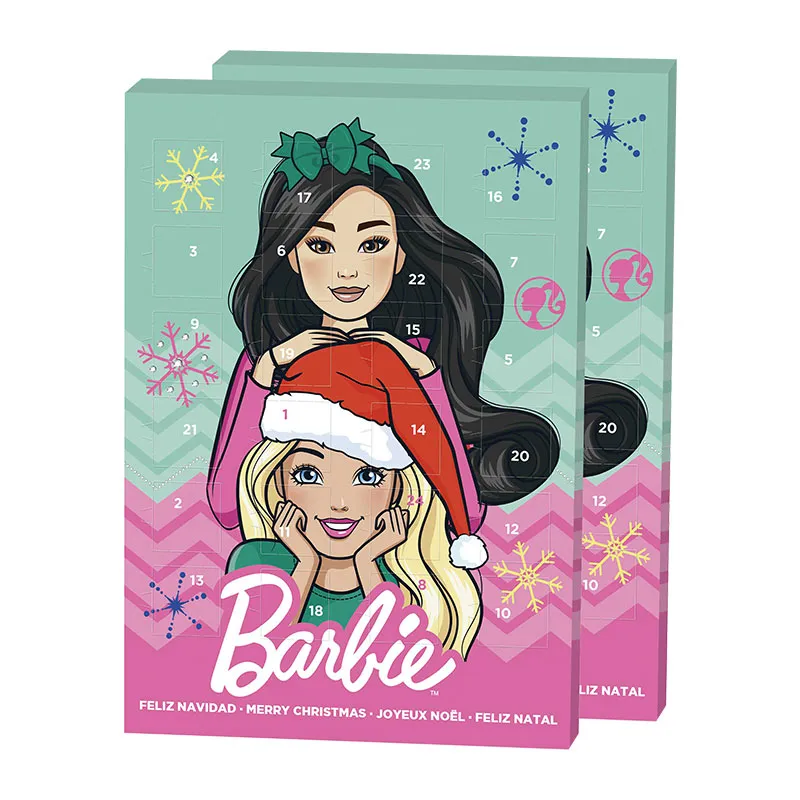 2 Calendriers de l'Avent Barbie - Chocolat 65g-0