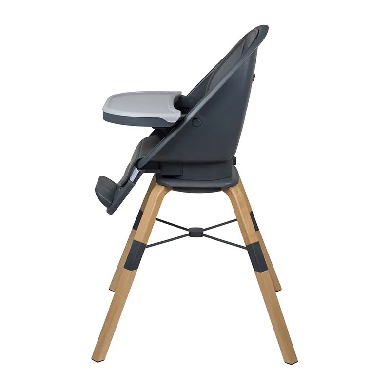 Chaise haute 360° Carou Gris - 6m+-4