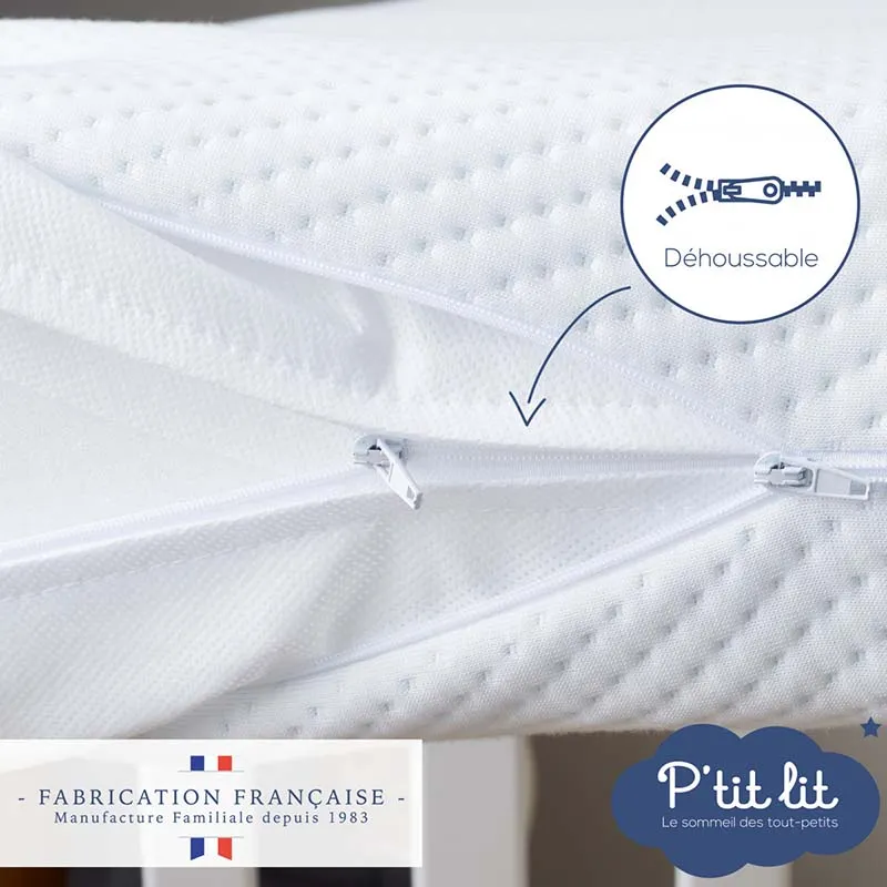 Matelas Allergo Stop' révers. Blanc-4
