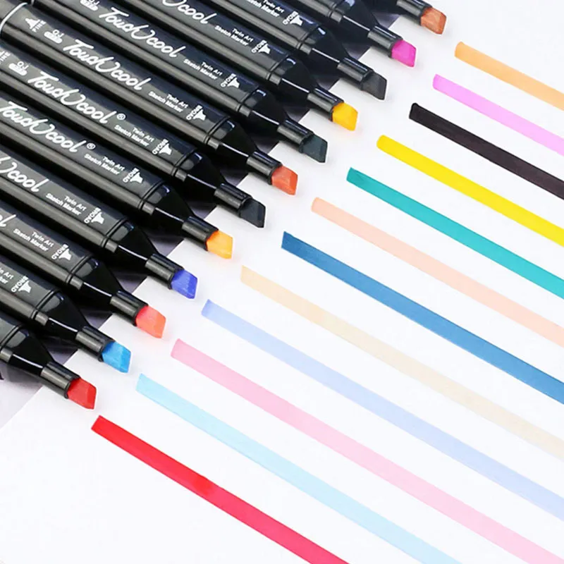 Marqueurs acrylique à double pointe - 30pcs-19