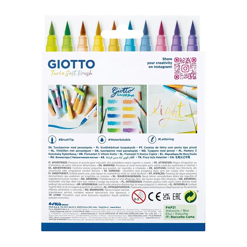 Feutres Turbo soft brush pastel - 10pcs-2
