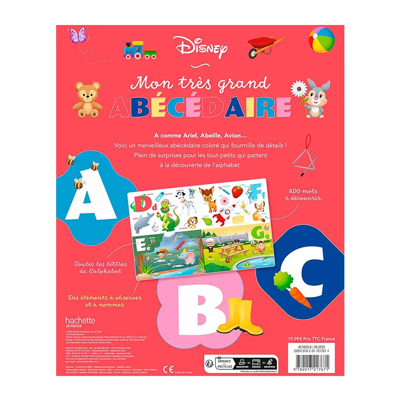 Mon très grand Abécédaire Disney - 36m+-1