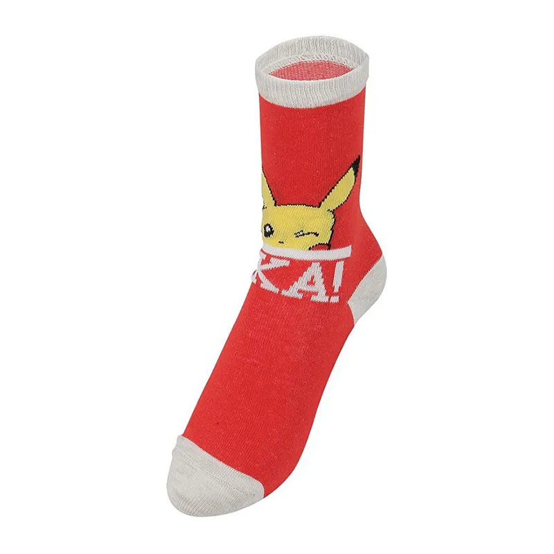 12 paires de Chaussettes Garçon Pokemon - Rouge/Jaune/Gris/Bleu/Blanc-1
