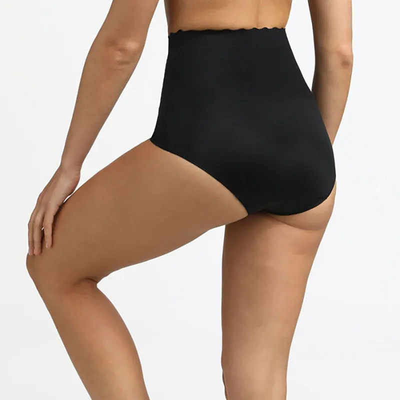 Culotte taille haute Effet Sculptant Beauty Lift Femme - Noir-2