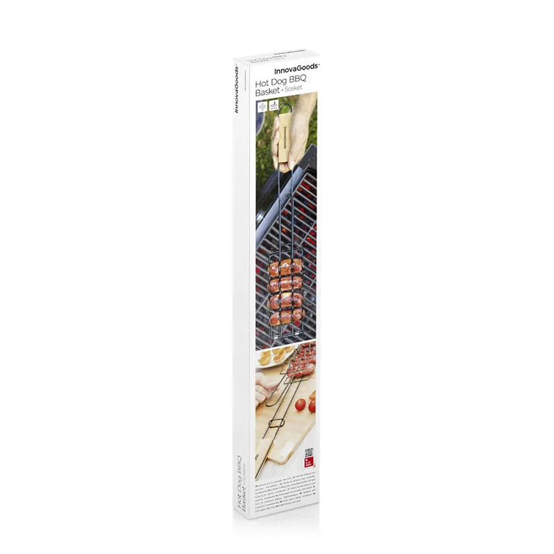 Grille de Barbecue pour Saucisses - 51x8x4cm-8