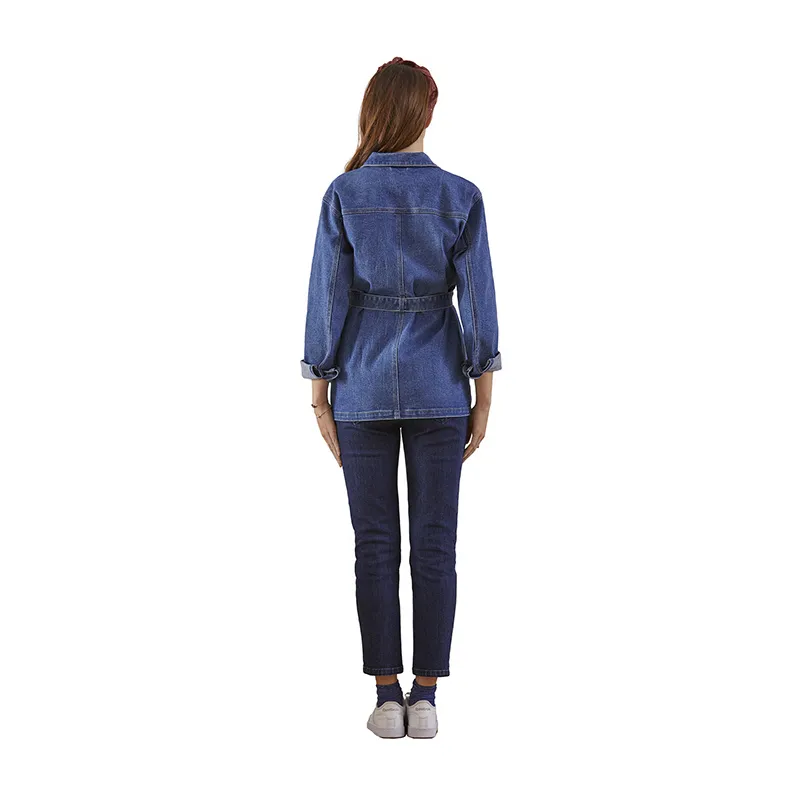 Veste de grossesse denim - Bleu-2