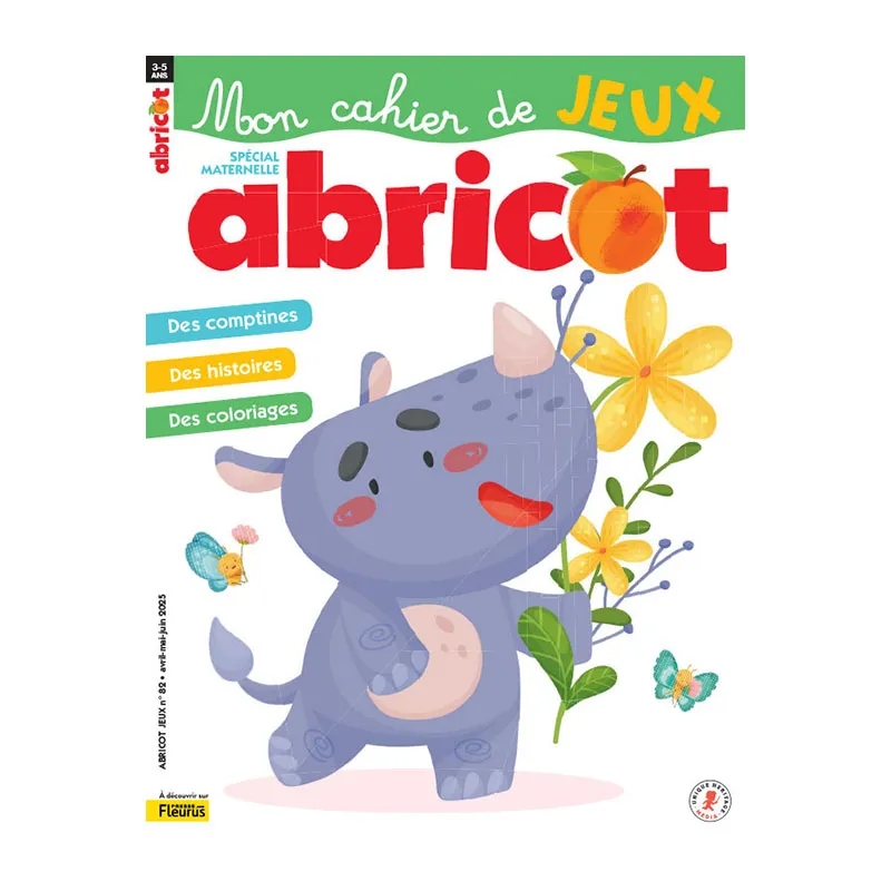 Abo.1an Abricot + 4 Abricot Jeux 16n° - 3-5+-2