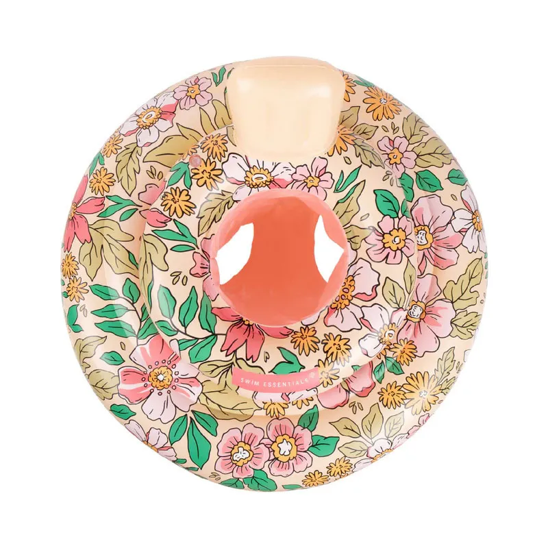 Siège flottant Bébé Fleurs Roses Ø69cm - 0-1+-1