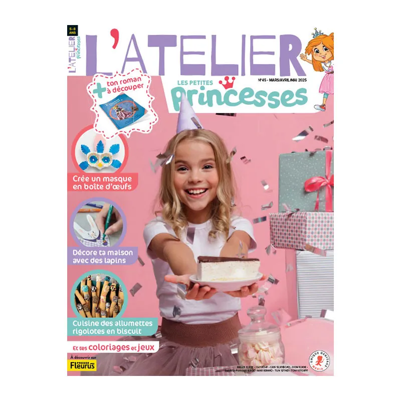 Abo.1an Les Petites Princesses + 4 L'Atelier 16n° - 5-8+-2