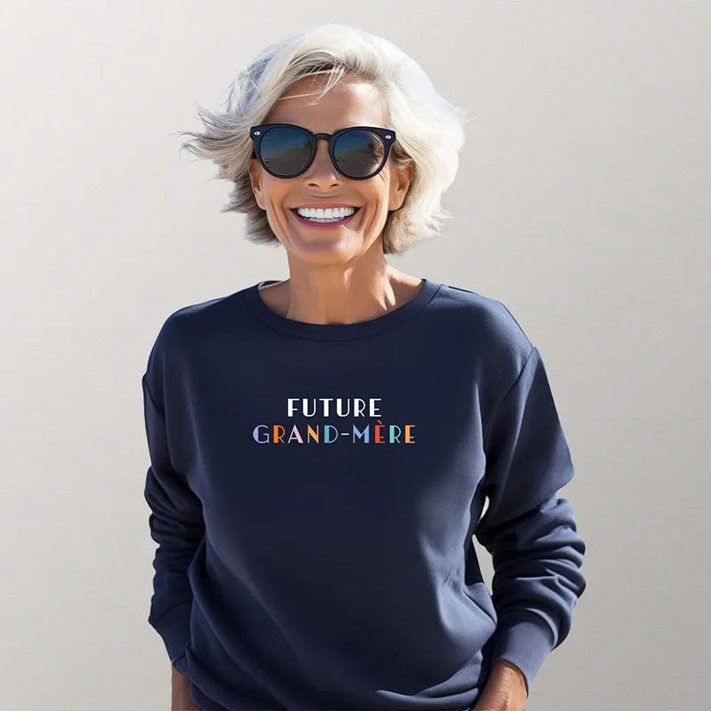 Sweat Future grand-mère - Navy-0