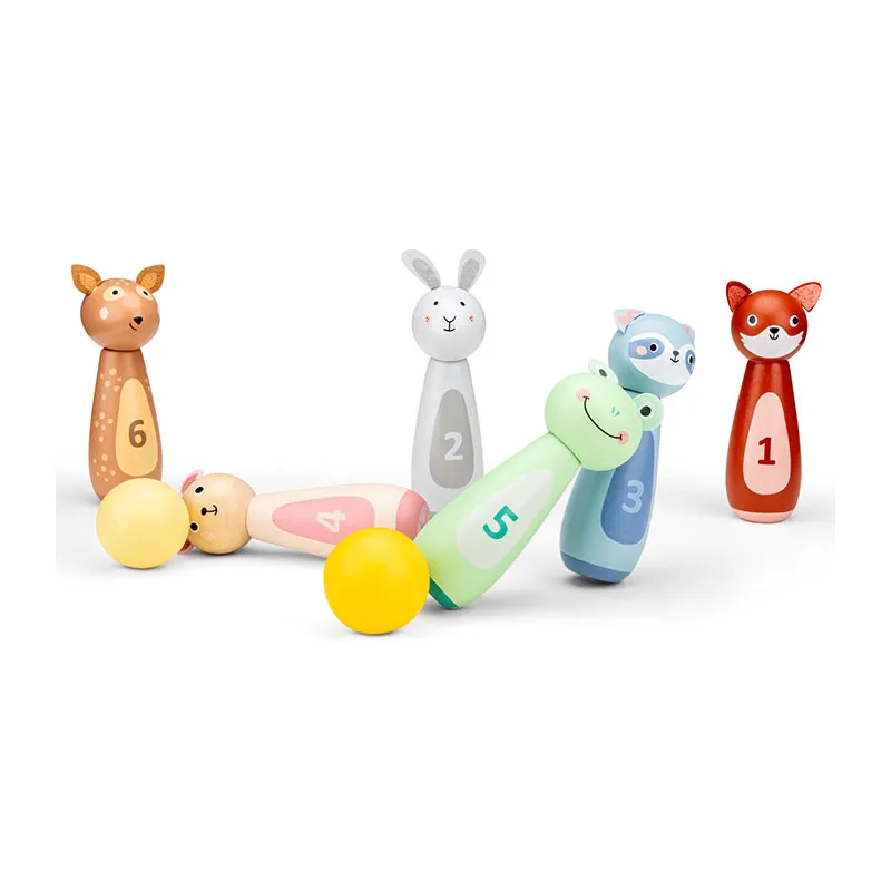 Bowling des animaux avec livre de musique- 36m+-2
