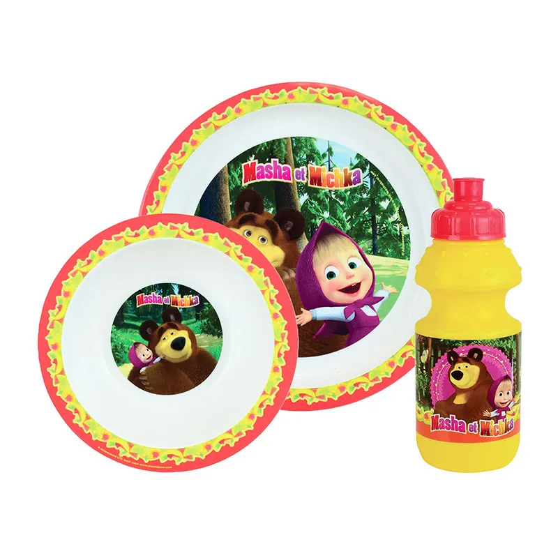 Ensemble repas Masha & Michka - 3pcs-0