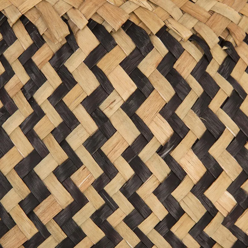 Panier seagrass Noir - 40x35cm-3