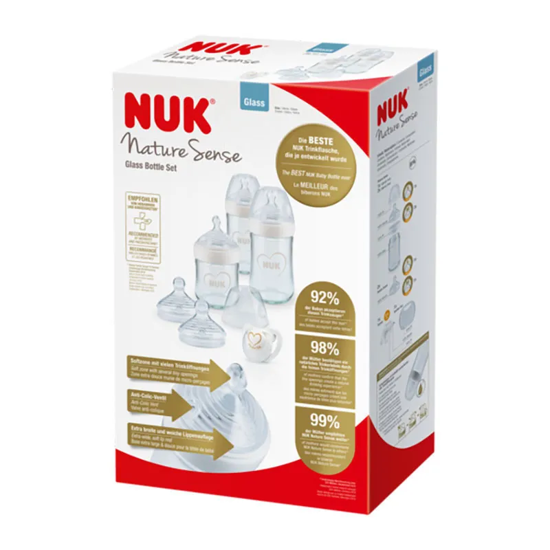 Coffret Nature Sense Starter Biberons en verre - 0m+-1