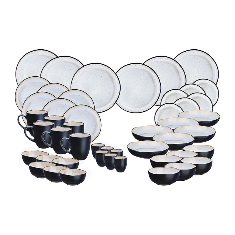 Service complet Iris Blanc ivoire - 48pcs-1