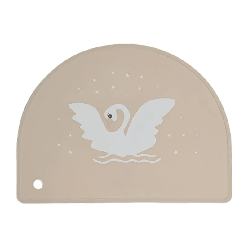 Set de table demi-cercle - Ballerine Beige-0