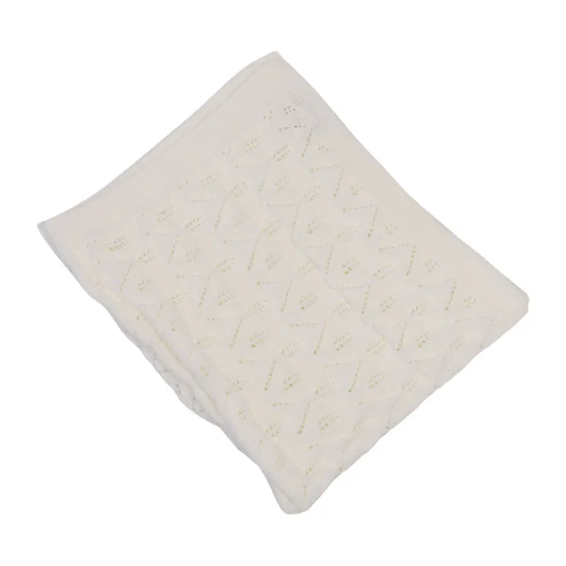 Couverture Plume en Coton - Blanc-0