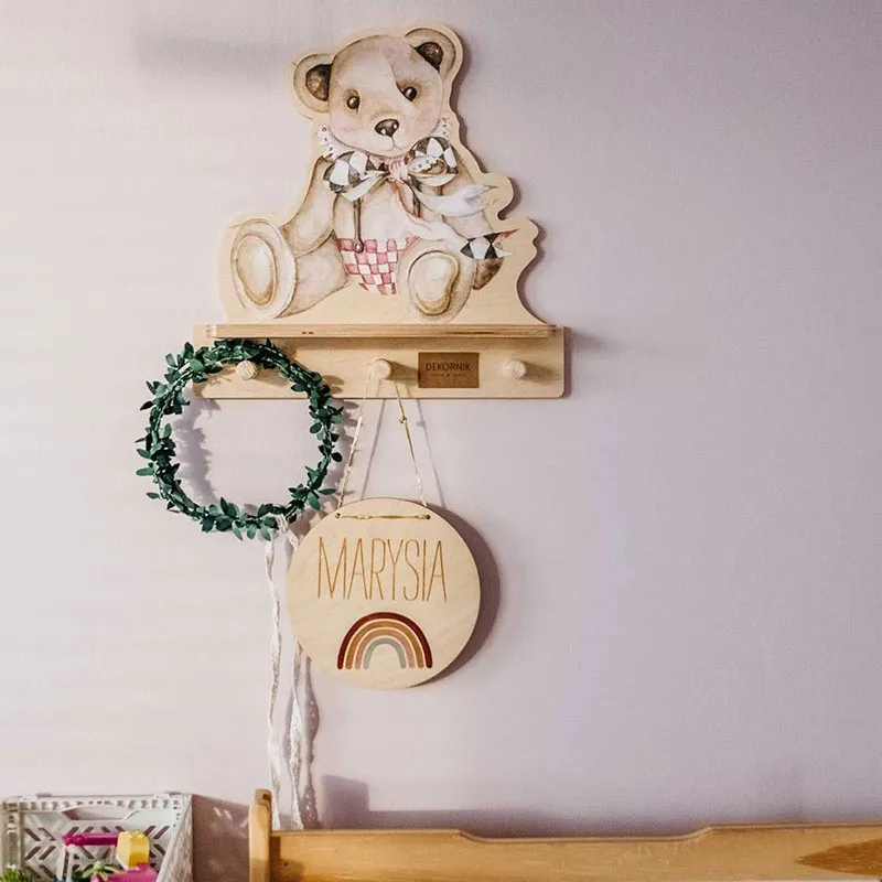 Étagère Ours en peluche - 32x5x31cm-1
