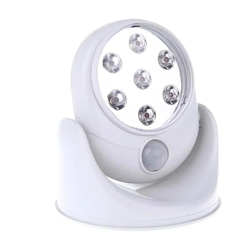 Lampe LED sans fil détecteur de mouvement 360° - 12x7cm-6