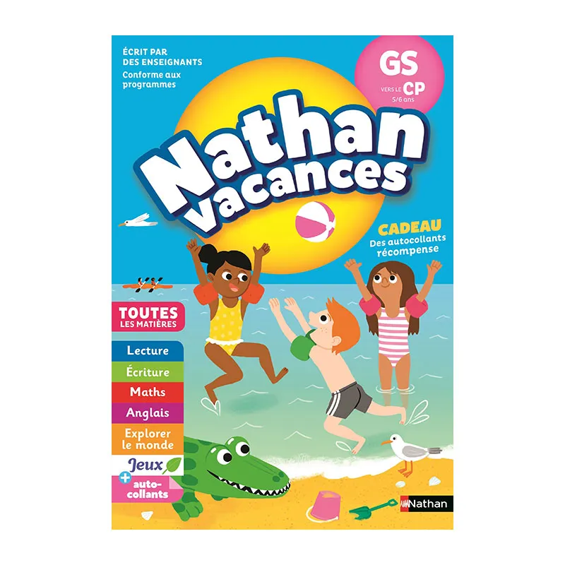 Nathan Vacances Grande section vers CP - 5-6+-0