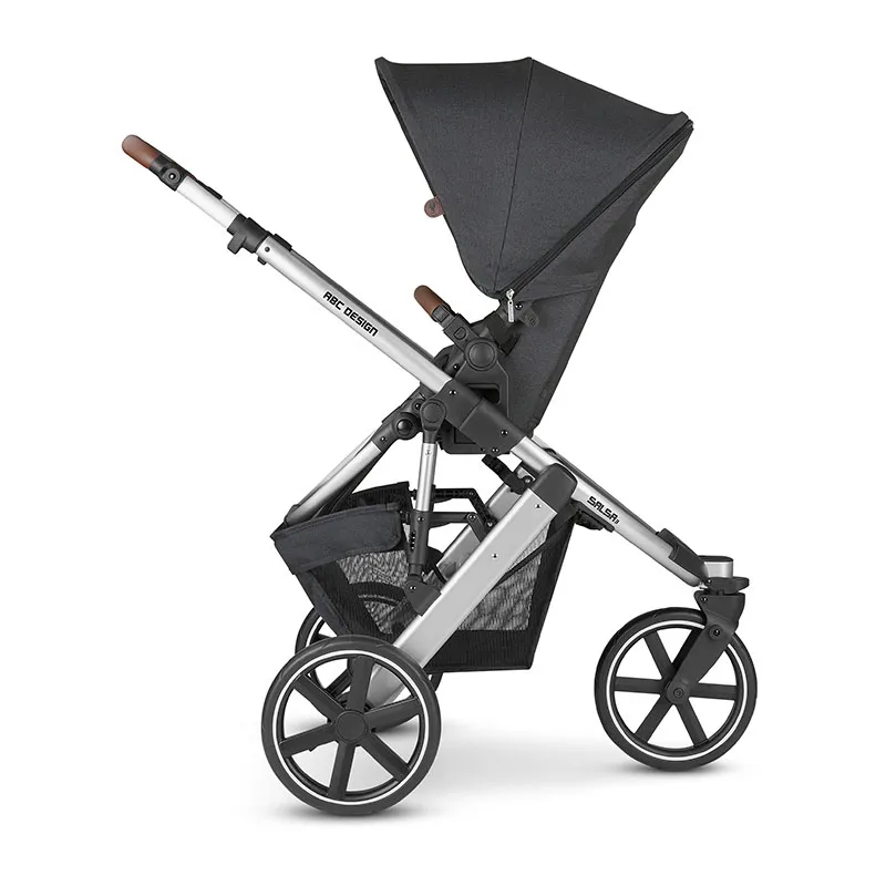 Duo Poussette Salsa 3 Storm + Siège-auto Tulip Noir + Adaptateurs - 0m+-15