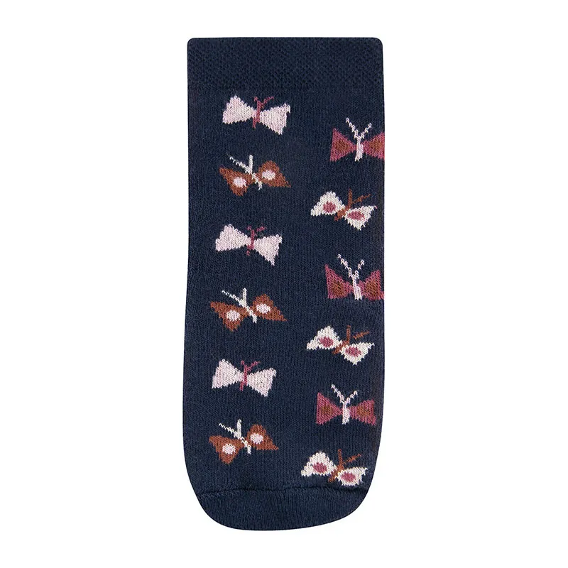 Chaussettes antidér. Papillon - Marine-3