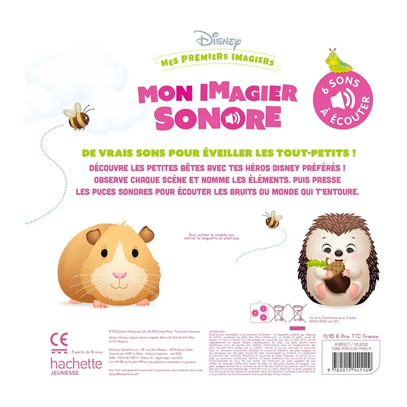 Mon imagier sonore Les petites bêtes - 12m+-1