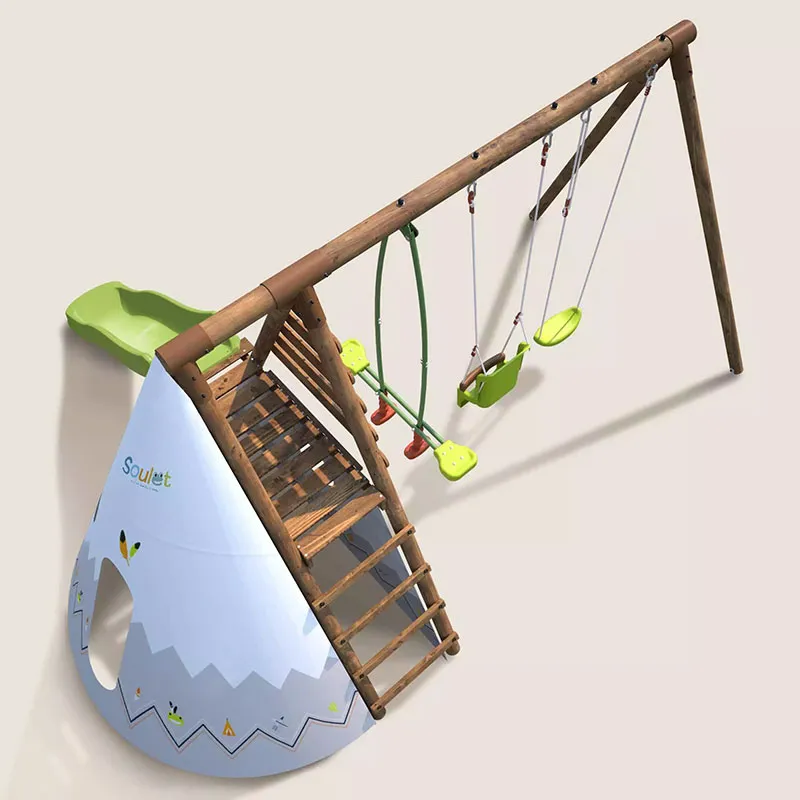 Station 4 agrès + Tipi Camélia - 6m+-5