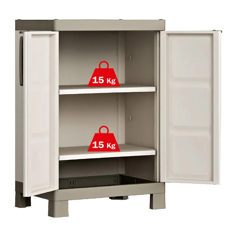 Armoire basse Excellence Beige/Taupe - 65x45x97cm-4