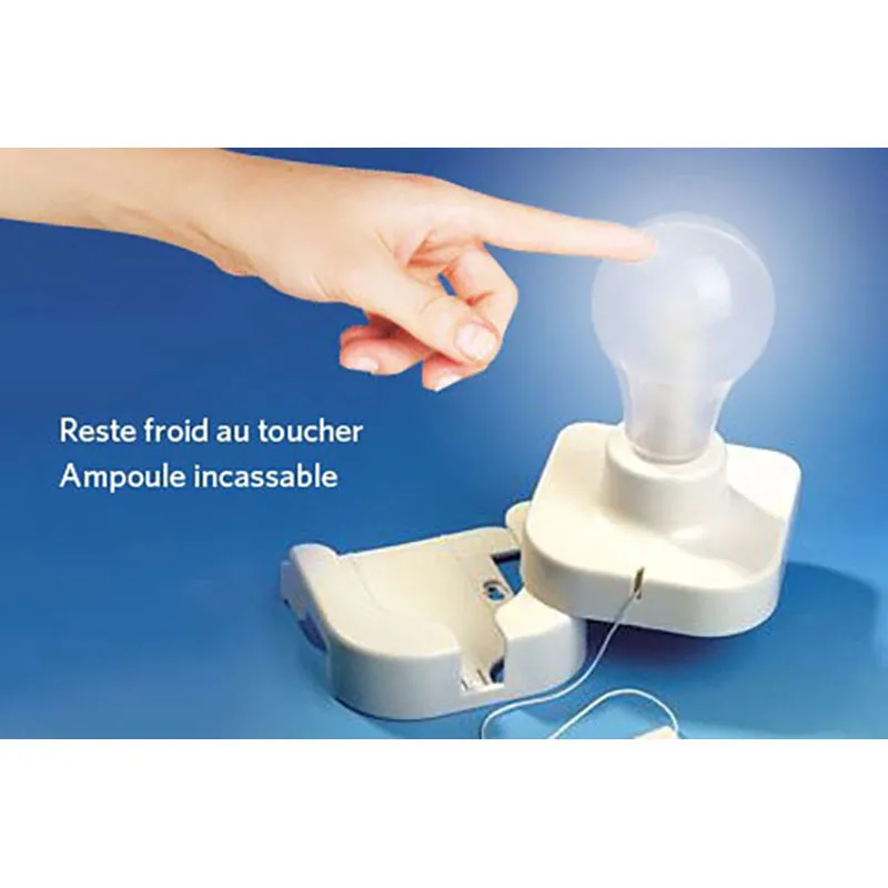 Ampoule LED sans fil ni vis portable - 10x14cm-6