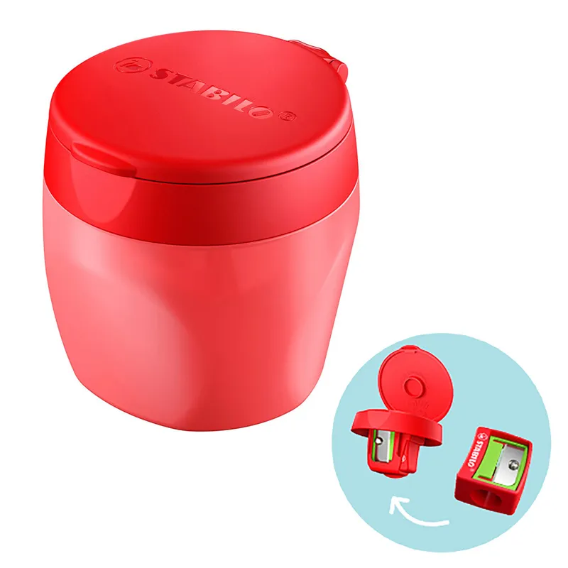 Taille-crayon pour crayons Woody 3en1 - Rouge - STABILO-0