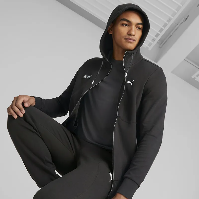 Veste à capuche Homme Mercedes AMG Petronas F1 Puma - Noir-6