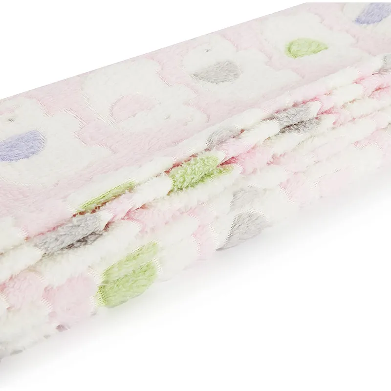 Couverture Éléphant Rose 75x90cm - 0m+-6
