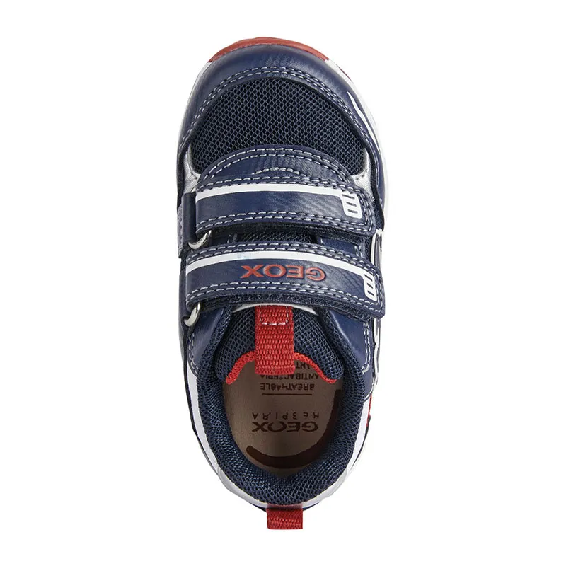 Sneakers lumineuses Todo Requin - Marine/Rouge-4